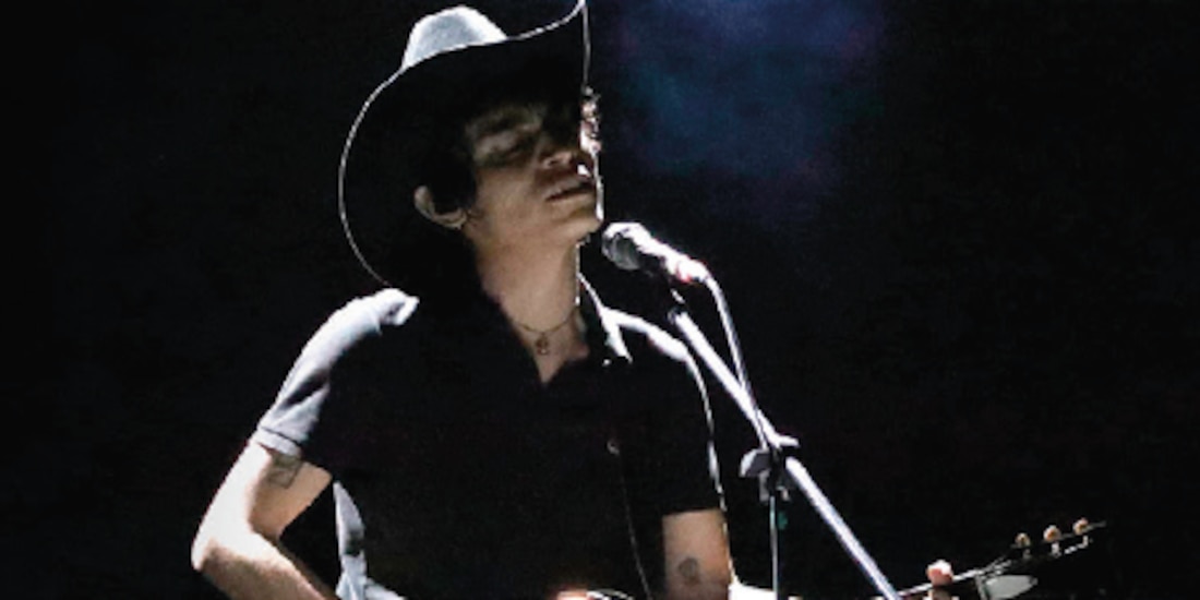 El cantante, durante un concierto en Hermosillo.