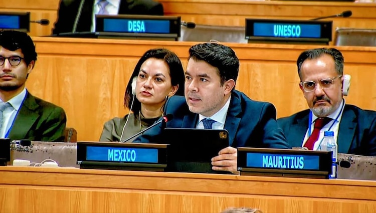 El subsecretario Arturo Medina Padilla en la ONU.