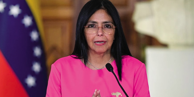 La vicepresidenta y ministra de Petróleo de Venezuela, Delcy Rodríguez.