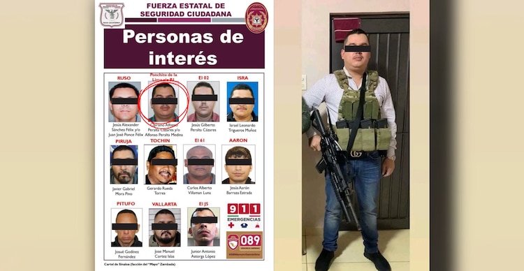Lista de personas de interés donde aparece "El P1"