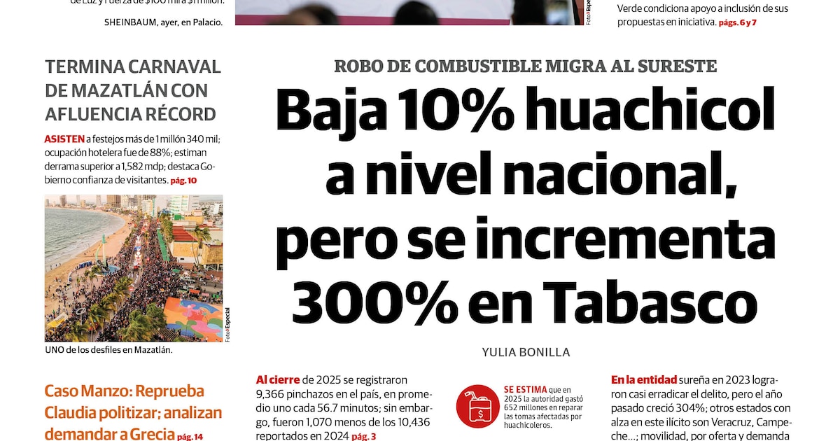 Versión Impresa, 19 Febrero 2026 - La Razón de México