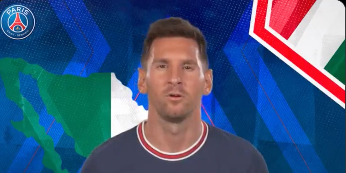 Lionel Messi fue el primer futbolista del PSG que felicitó a México.