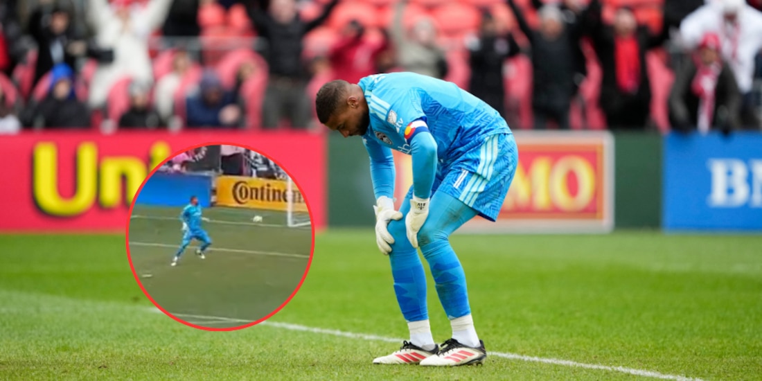 Portero del Colorado Rapids comete el oso de la temporada.