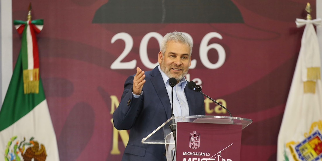 El Gobernador constitucional de Michoacán, Alfredo Ramírez Bedolla.