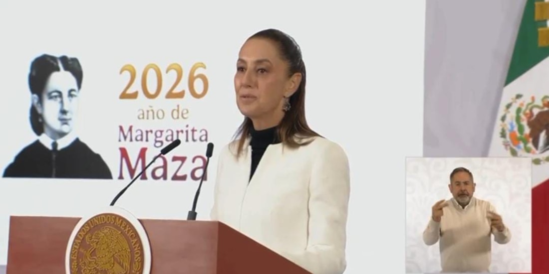 Sheinbaum da reporte sobre el sismo