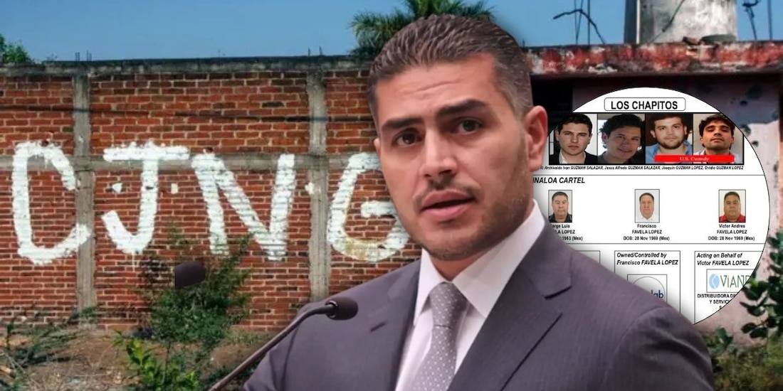 Omar García Harfuch reveló detalles sobre la alianza entre el CJNG y una facción de Los Chapitos.