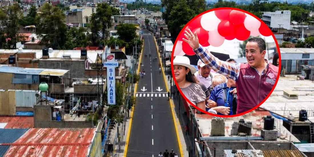 El titular de la alcaldía Gustavo A. Madero, Janecarlo Lozano, encabezó la entrega de la infraestructura vial terminada.