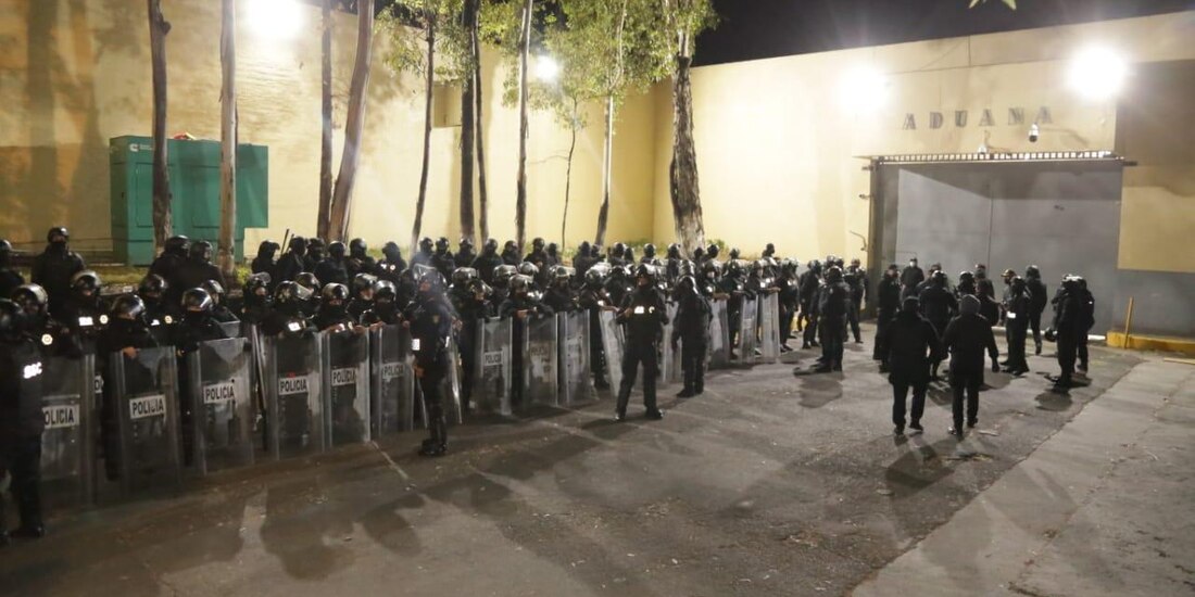 Elementos de la SSC CDMX llevaron a cabo el operativo con la finalidad de hacer una inspección en la zona de dormitorios.