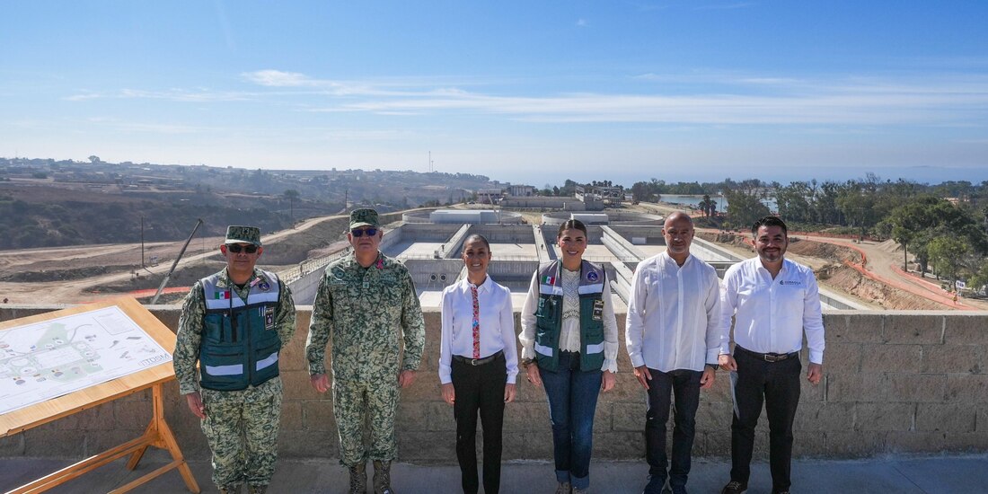 La presidenta Shienbaum supervisó los avances de obrar que iniciaron en el gobierno de AMLO.