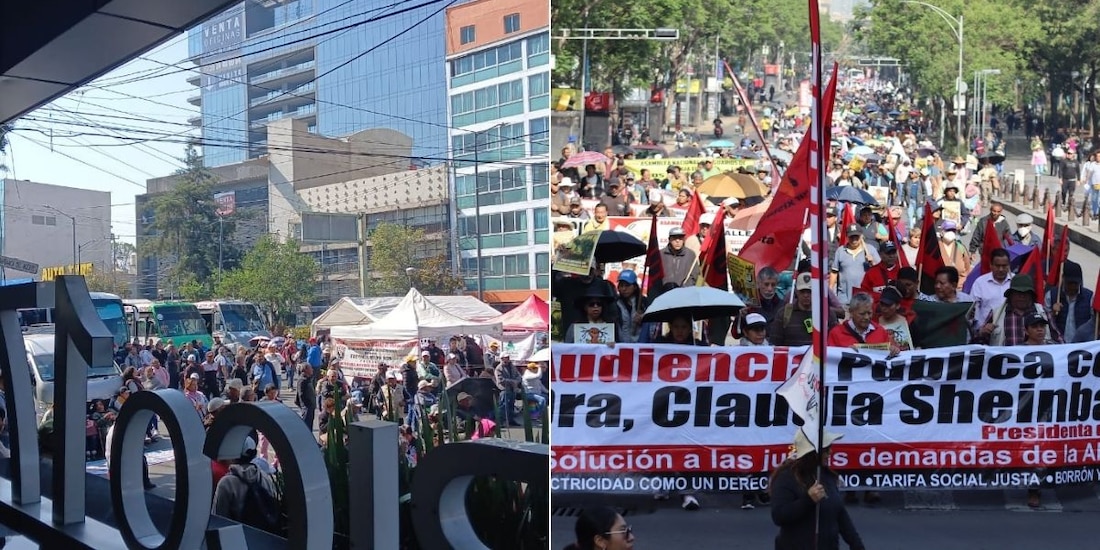 Bloqueo en Barranca del Muerto provoca caos vial este lunes.