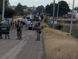Presunto ataque con explosivos contra policías en Villa García, Zacatecas, el 29 de agosto de 2026.