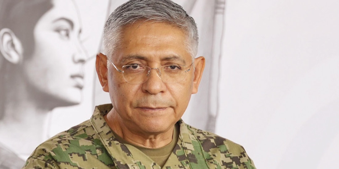 Almirante Raymundo Pedro Morales, titular de la Semar en conferencia de prensa.