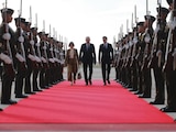 Roberto Velasco, recibió al presidente de la Confederación Suiza, Guy Parmelin