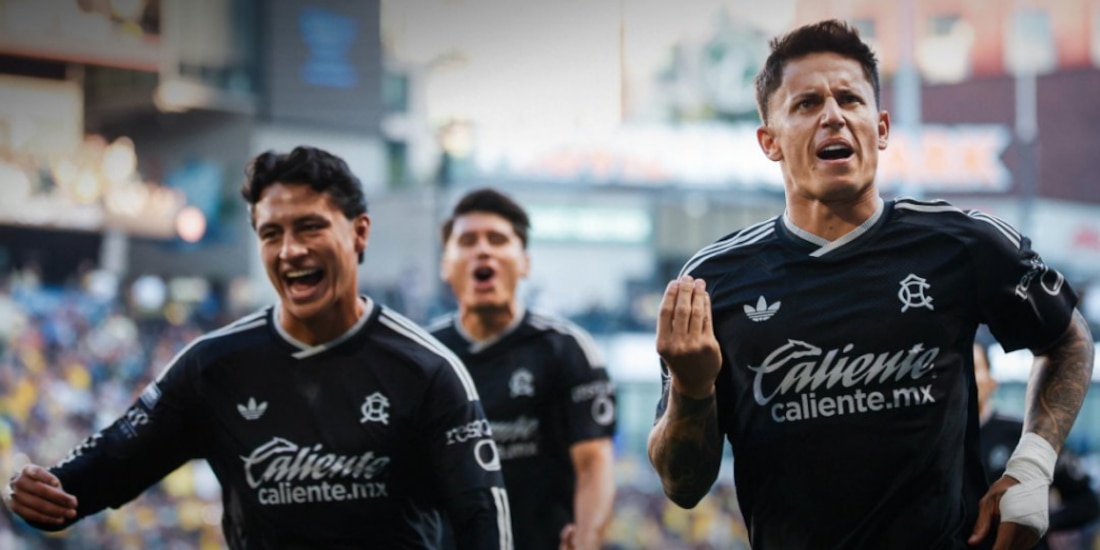 Brian Rodríguez celebrando su gol ante el Portland Timbers.