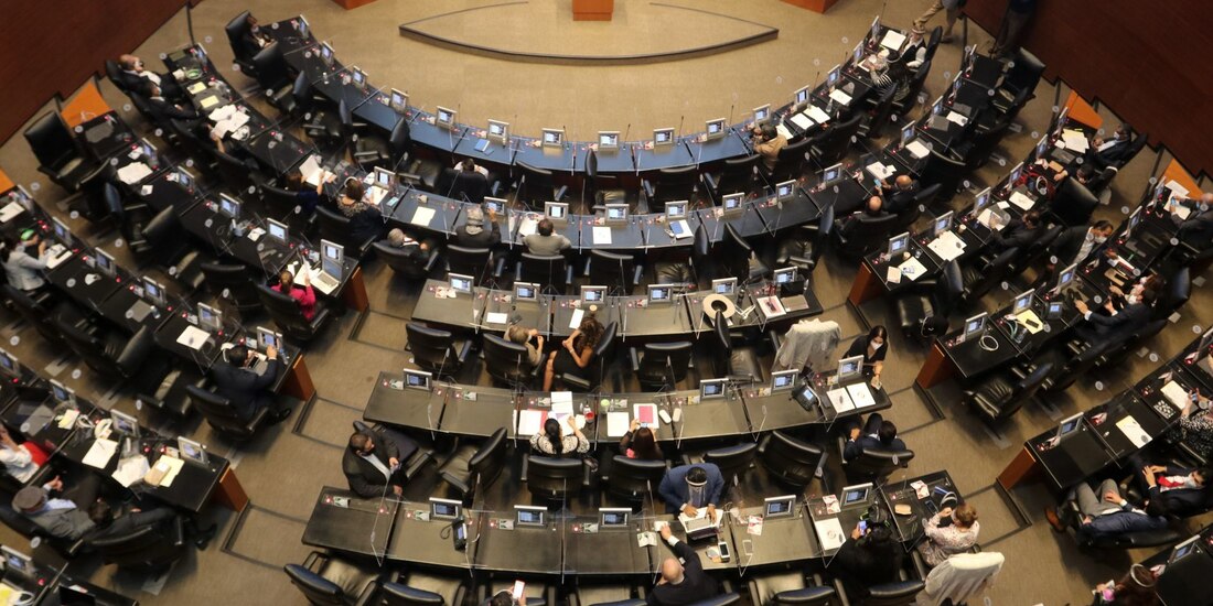 En Sesión Extraordinaria, el Senado avaló cinco dictámenes con leyes secundarias del T-MEC.