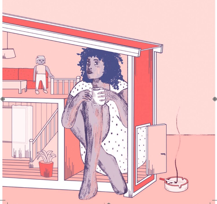 Ilustración que forma parte de "Mucha madre".