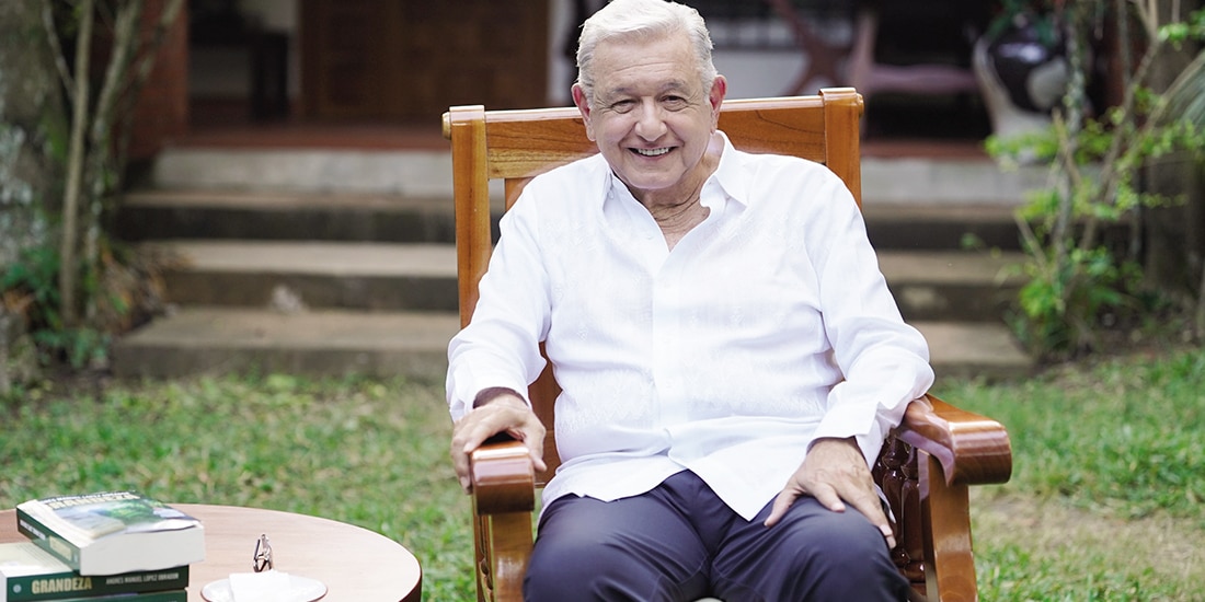El expresidente Andrés Manuel López Obrador, ayer, en un video en redes sociales.