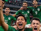 Julio Ibáñez celebra el triunfo de México
