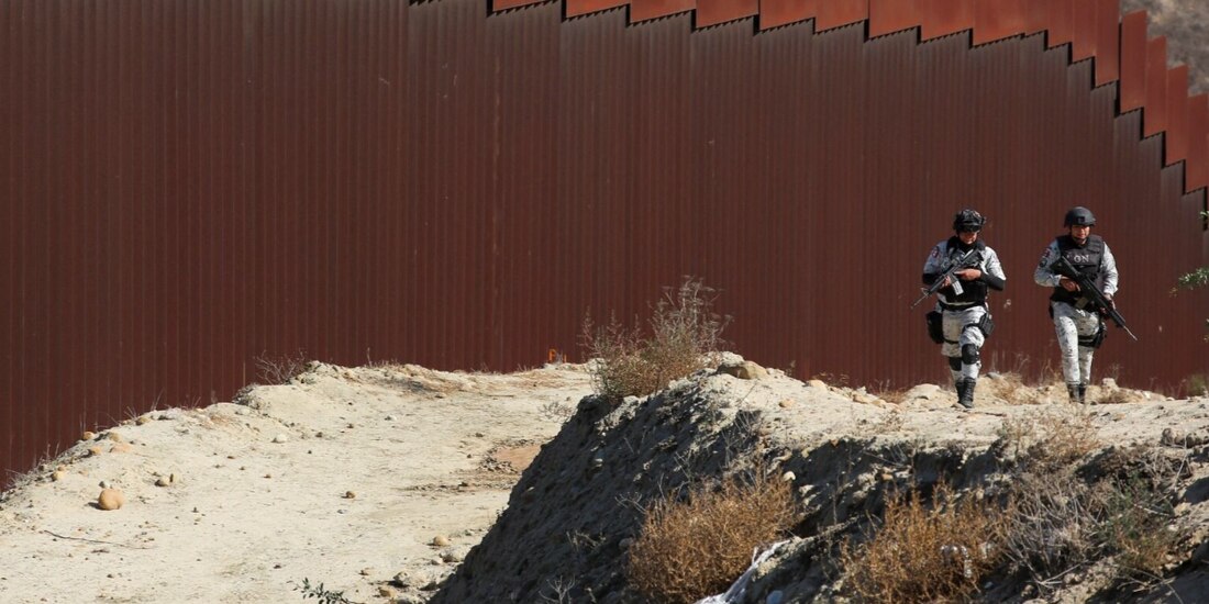 Militares llegan a Tijuana como parte del operativo Frontera Norte, el pasado 2 de febrero.