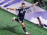 Lautaro Martínez celebrando su gol ante Inglaterra.