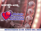 Resultados del sorteo 4225 del Melate, Revancha y Revanchita de este 12 de junio del 2026.