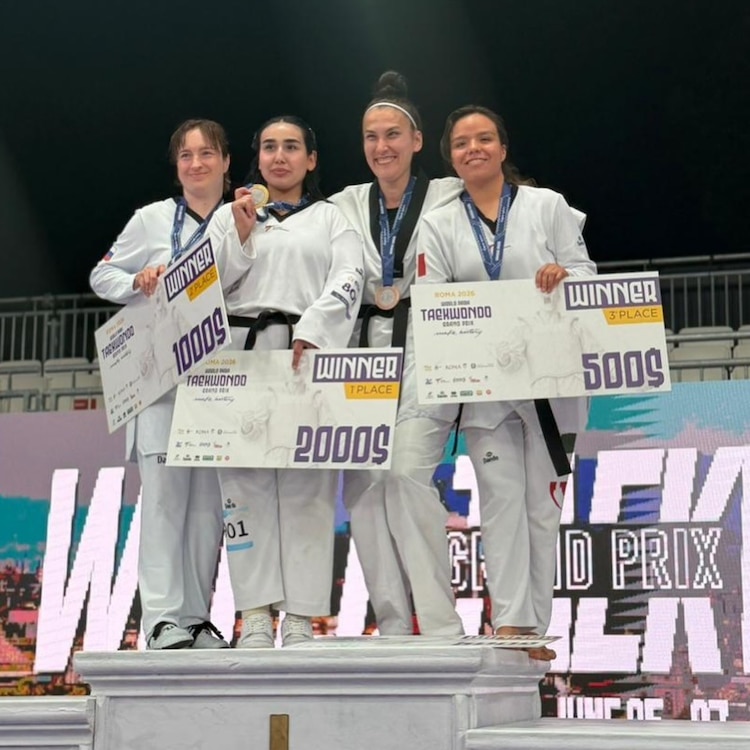 Selección Mexicana de parataekwondo destaca en el Grand Prix Mundial de Roma 2026