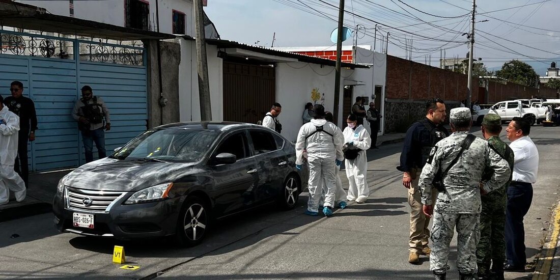 En este auto viajaban dos mujeres policías de Cuernavaca y la hija de una de ellas, en el momento en que fueron asesinadas el pasado 16 de enero en Jiutepec.