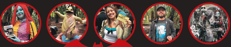 Fanáticos acudieron disfrazados de algunos personajes o con afiches que al final les autografió el director, quien los dejó conmovidos con sus muestras de cariño.