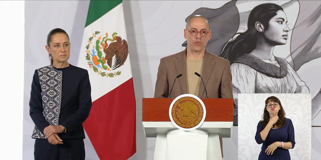 Claudia Sheinbaum Pardo y José Antonio Peña Merino.