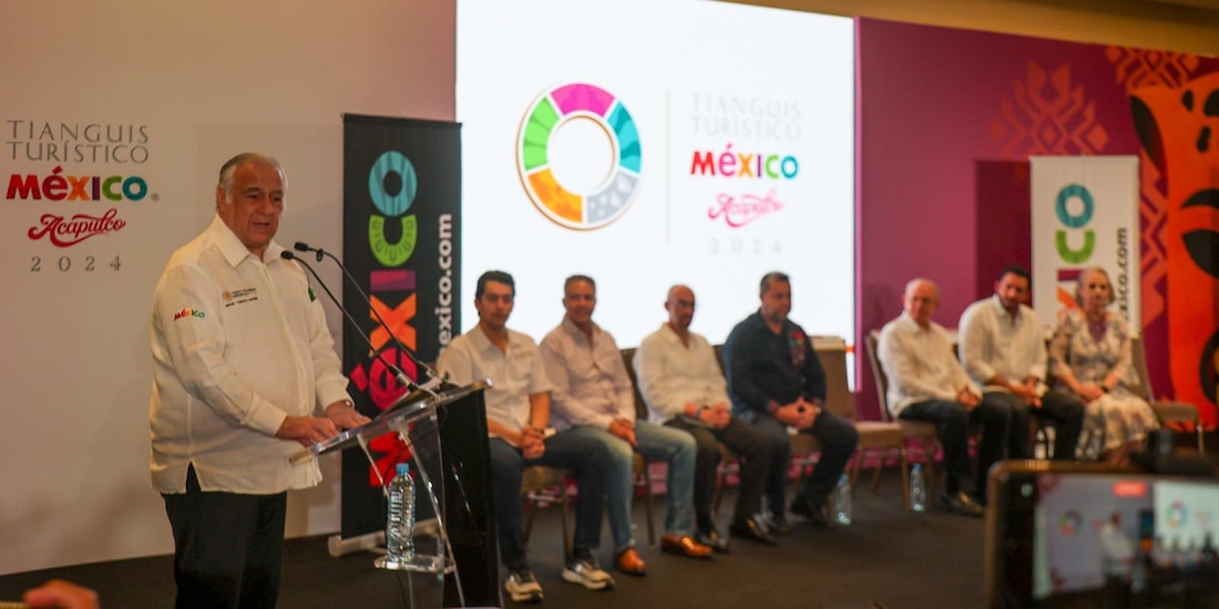Miguel Torruco Marqués, secretario de Turismo federal, destaca el éxito del Tianguis Turístico 2024.
