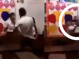 Joven arremete a puñetazos contra alumna en salón de clases por supuesto ataque de celos