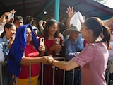 Presidenta Claudia Sheinbaum Pardo convive con habitantes de Pijijiapan, Chiapas.