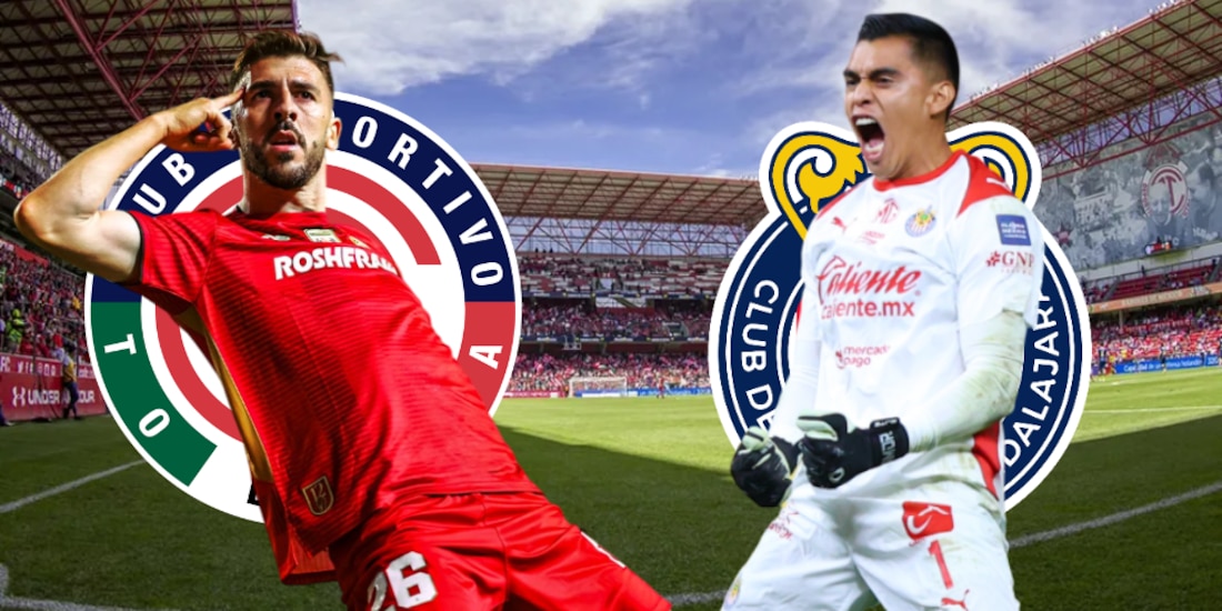 Toluca recibe a Chivas en el Nemesio Diez para la Jornada 8 del Clausura 2026.
