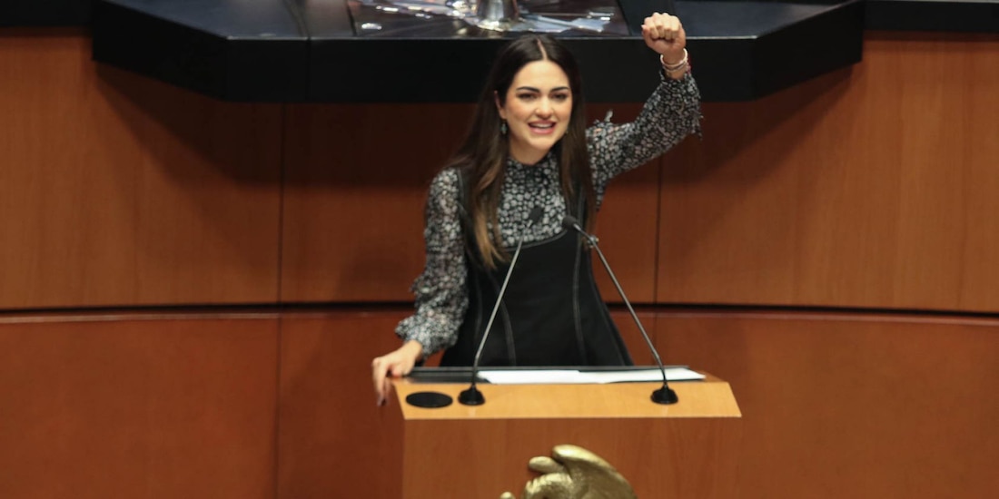 La senadora Andrea Chávez, en una fotografía ilustrativa.