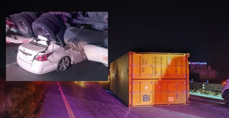 Accidente en el Arco Norte