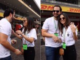 Una pareja se comprometió al frente en el box de Alfa Romeo y la escudería compartió el momento en sus redes sociales.