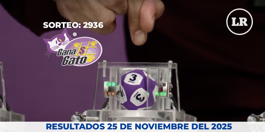 Resultados del Gana Gato 2936 del 25 de noviembre del 2025.