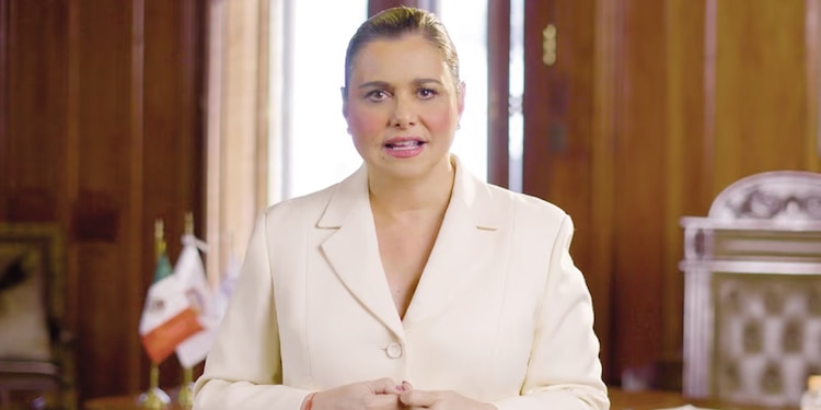 Maru Campos, gobernadora de Chihuahua, el martes pasado.