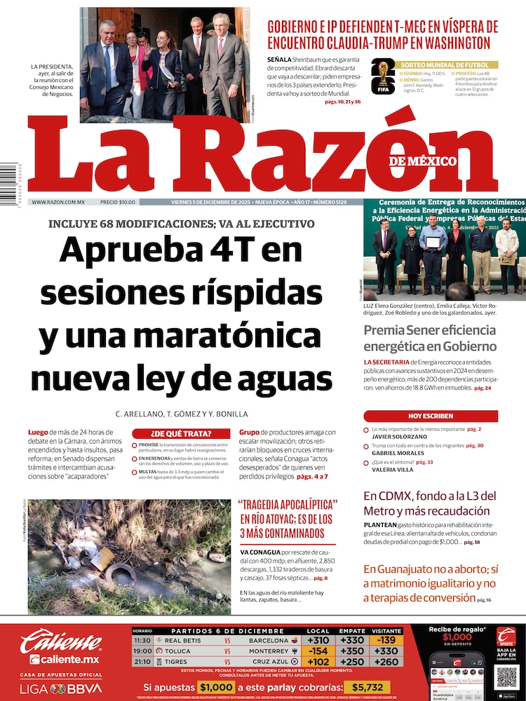 La Razón 05 Diciembre 2025