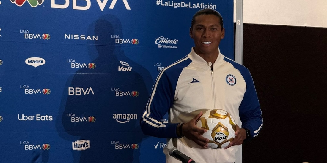 Joel Huiqui en el Día de Medios de la Gran Final de la Liga MX