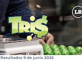 Resultados del Tris de hoy 9 DE JUNIO del 2026.