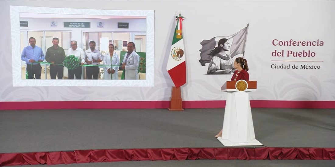 Enlace desde Palacio Nacional hasta Culiacán.