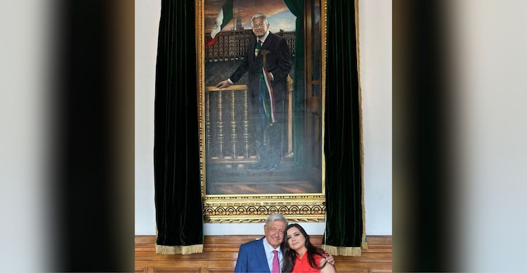 Carolyn Adams y Andrés Manuel López Obrador