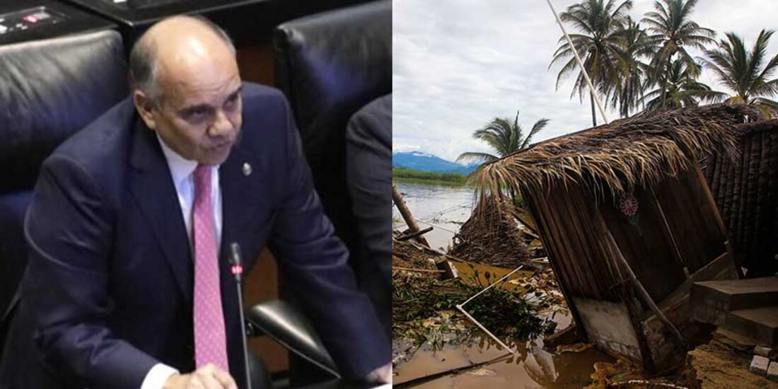 Manuel Añorve pide la intervención del gobierno federal para atender los daños ocasionados en Guerrero por 'Max'