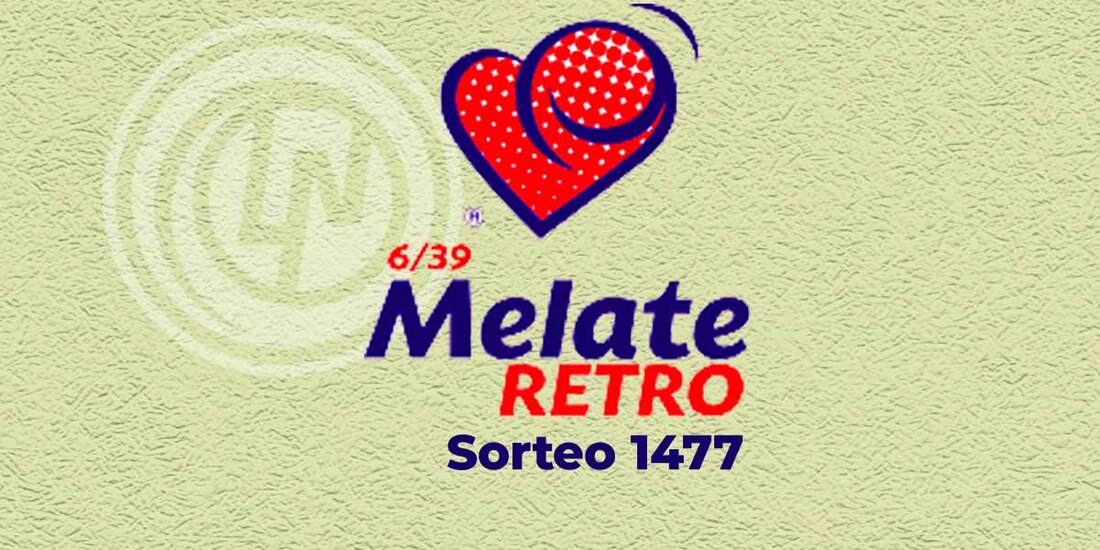 Ve los resultados del Melate Retro en su sorteo 1477, celebrado este 12 de noviembre del 2024.