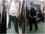 Mujer graba a acosador en el Metro