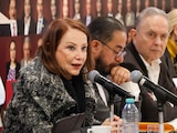 Laura Itzel Castillo Juárez, presidenta de la Mesa Directiva del Senado, el miércoles 14 de enero de 2026.