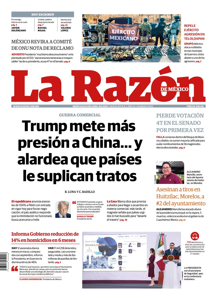 La Razón 09 abril 2025