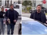 ¿Se acabó el amor? Ben Affleck le azota la puerta a Jennifer Lopez (VIDEO)