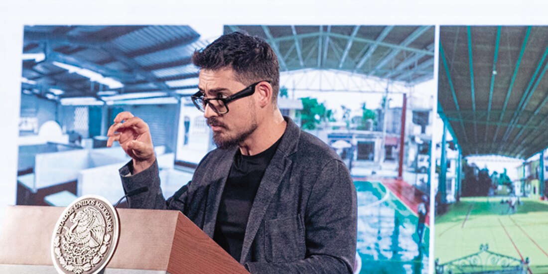 Román Meyer , extitular de la Sedatu, en conferencia el 17 de junio del 2024.